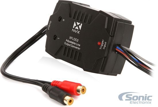 NVX XFLOC2 80W 2-Channel Line Output Converter w/ Noise Filter + Line Driver