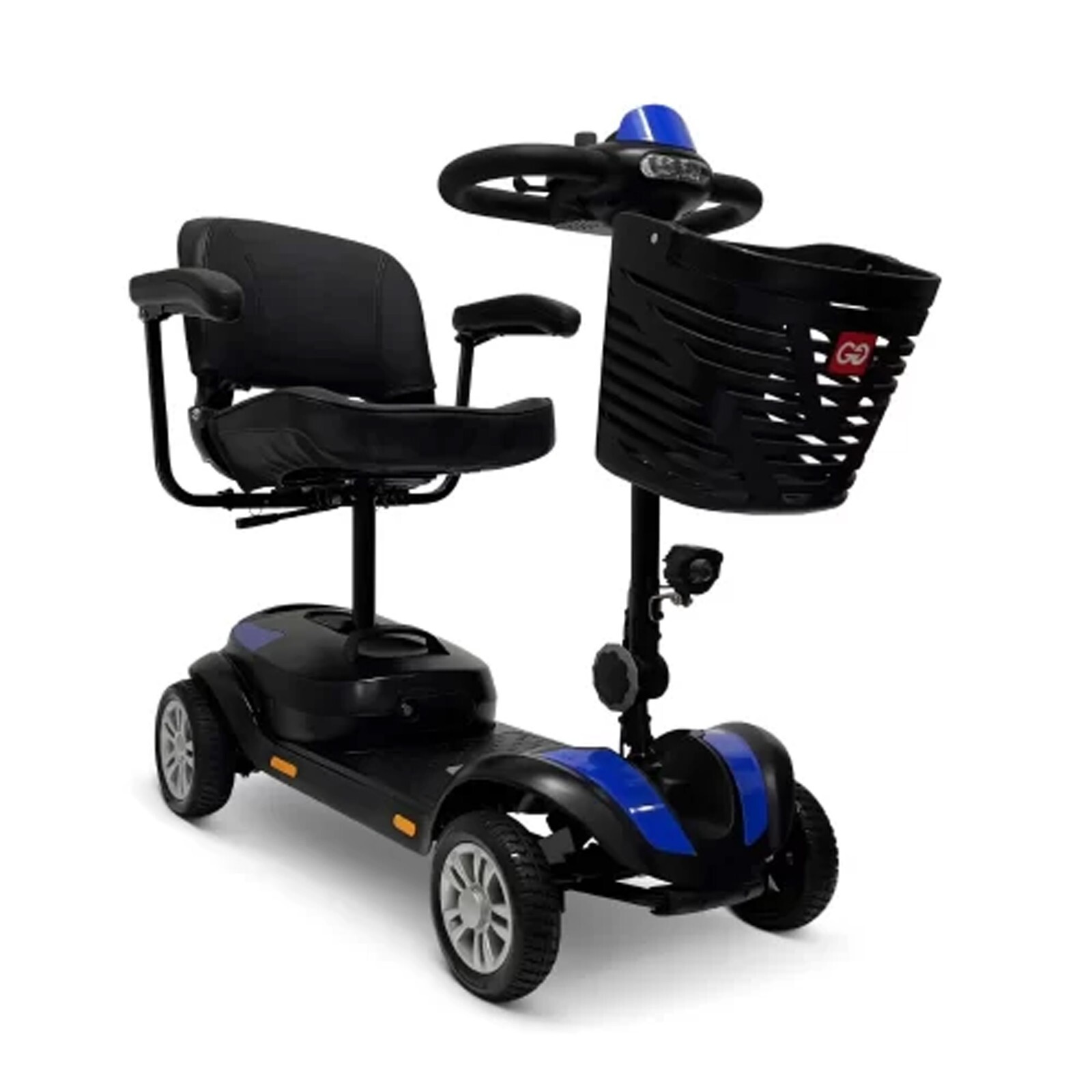 4 Wheel Mobility Scooter 12ah Lithium Battery 330 Wt Cap Padded Seat Z-4 ComfyGo