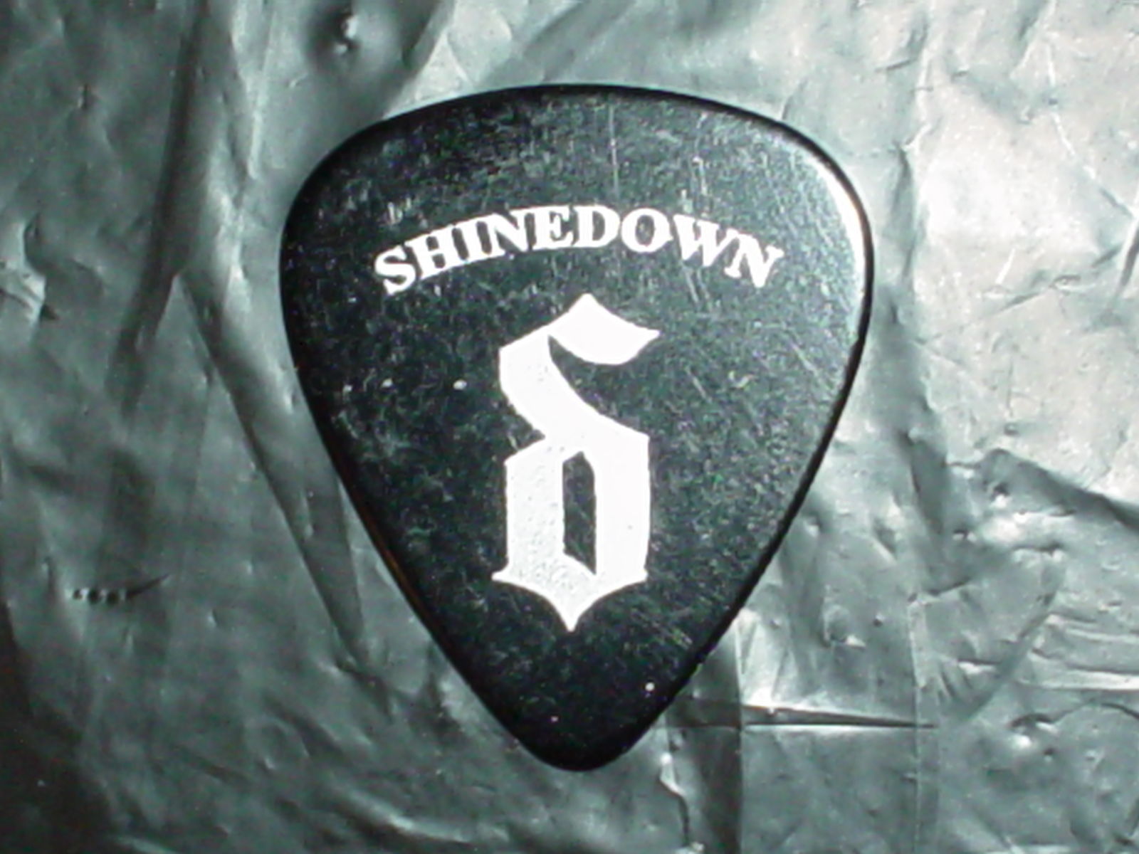 SHINEDOWN Logo & Jasin Todd Signature 2005 2006 RaRe Concert Tour GUITAR PICK