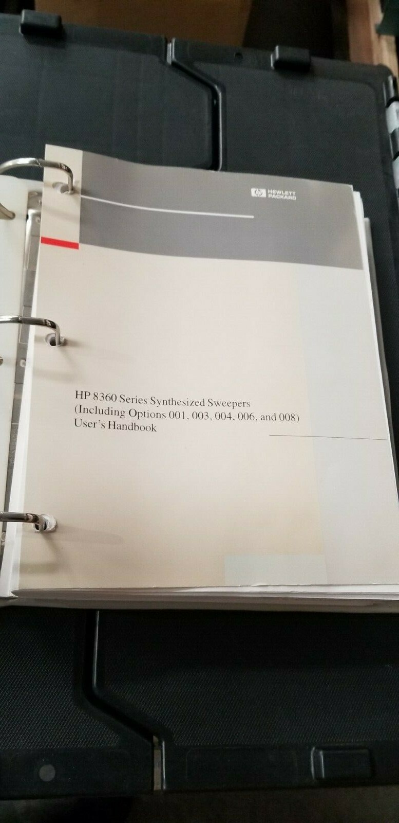 HP 8360 Series Synthesized Sweeper User's Handbook
