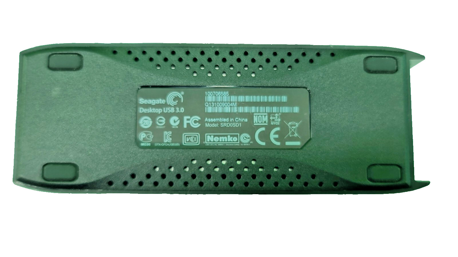 SEAGATE SRD0SD1 DESKTOP USB 3.0 AC ADAPTER PLUG