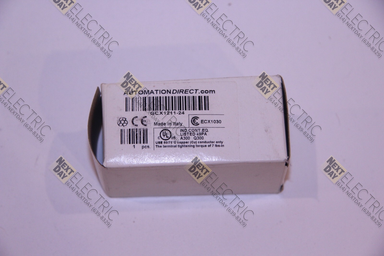 Automation Direct, GCX1211-24, Red Illuminated Light Push Button Switch