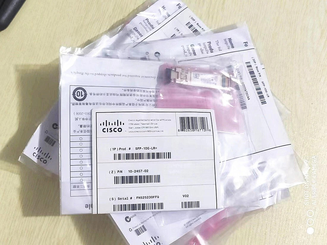 SFP-10G-LR New Sealed Cisco 10GBASE-LR SFP Plug-in Transceiver Module