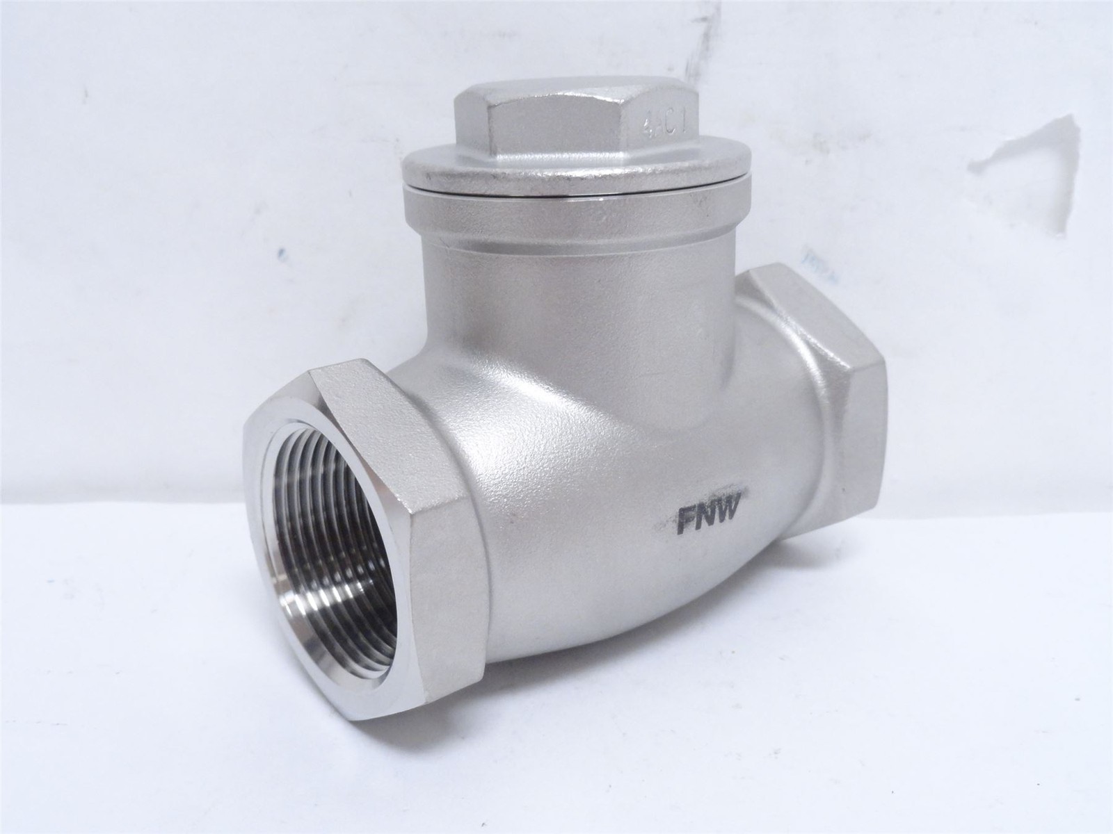 249833 New-No Box; FNW 16B-200 1-1/4 Swing Check Valve; SS-316; 1-1/4NPT