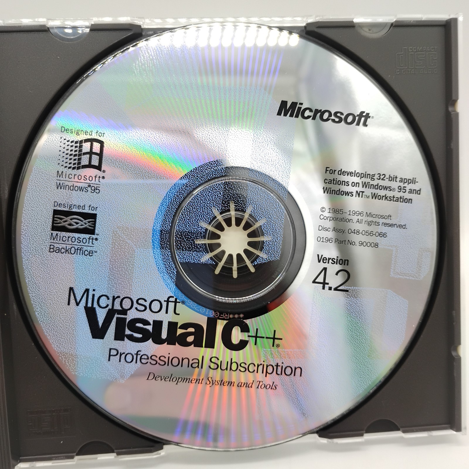 Microsoft Visual C++ 4.2 Professional Subscription w/ Key, Fast Free Shipping