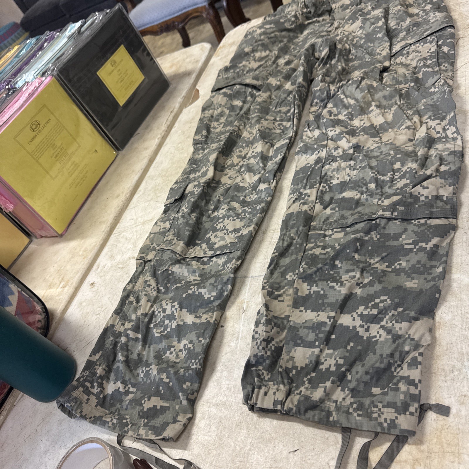ACU Pants/Trousers Medium Long USGI Digital Camo Cotton/Nylon Ripstop Army