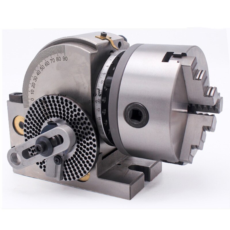 BS-0 Dividing Head for milling machine 125mm 3-Jaw Chuck Spiral Indexing Plate