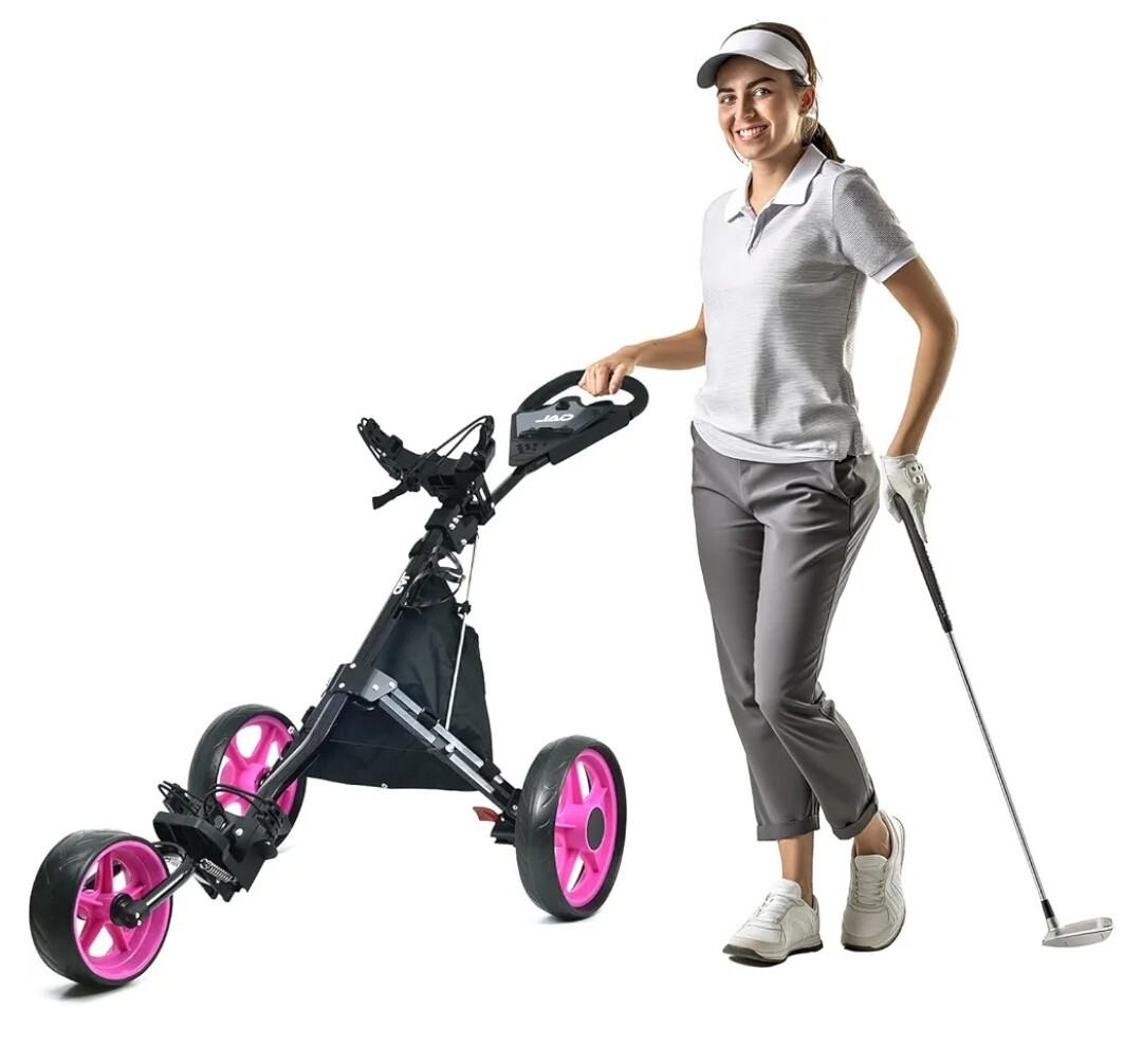 Pro Golf Ladies Pushcart for Women Golfers, Super Lightweight Deluxe