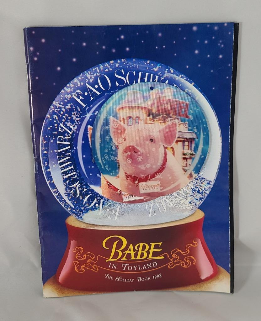 1998 FAO SCHWARZ HOLIDAY BOOK BABES IN TOYLAND MINT