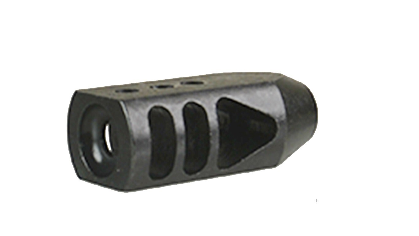 All Steel 1/2x28 TPI Threaded Tanker Muzzle Brake .223 W Crush Washer