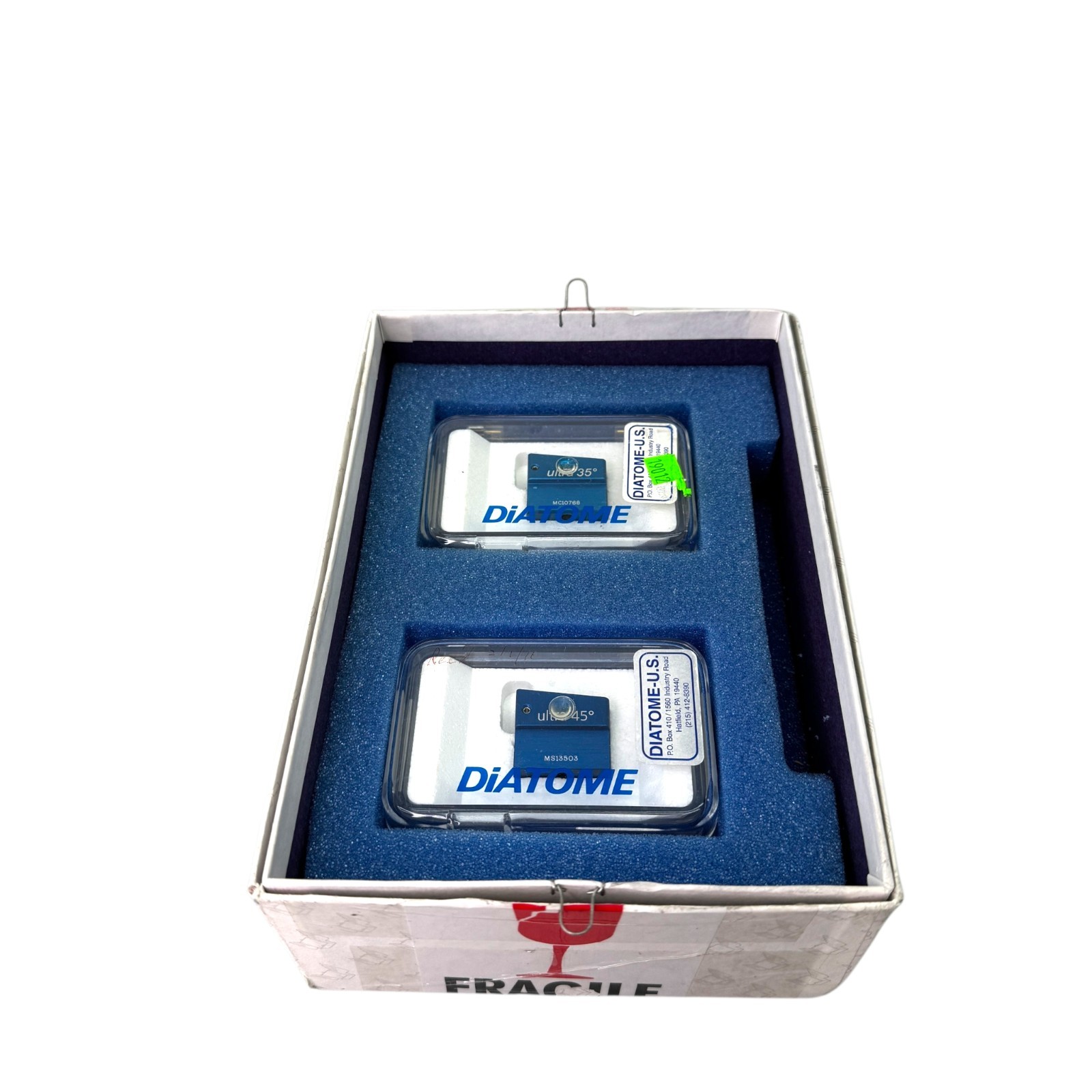 Diatome Ultra Diamond Knives Set Ultra 35° (3.5mm) & 45° (4.0mm) Microtome