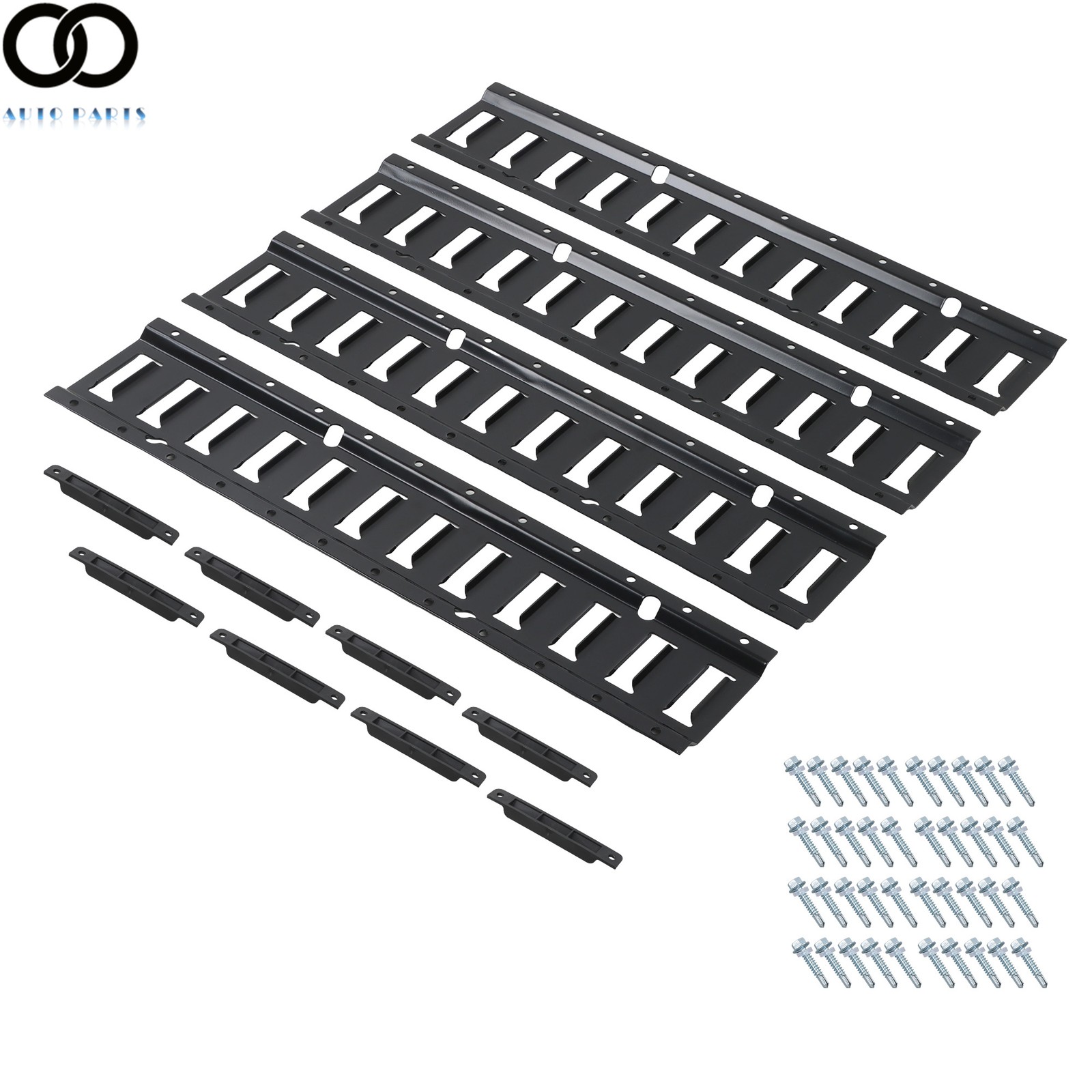 Brand New E Track Tie Down Rail Kit Rails Power Coated Steel Replacement