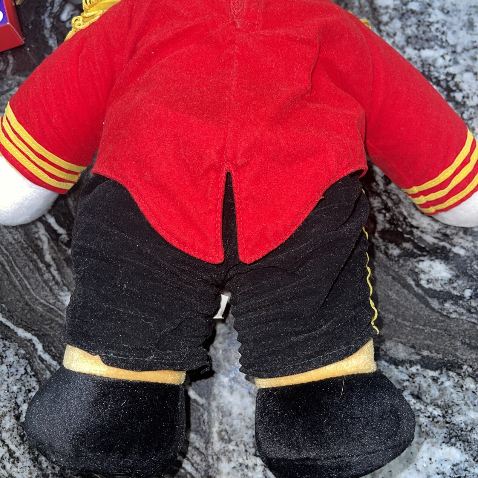 F A O Schwarz Christmas Marching Bear Plush