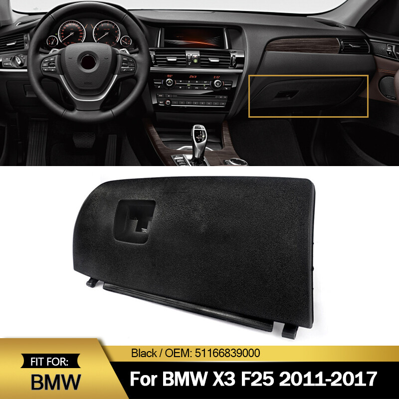 New Dash Glove Box Door Lid Black For BMW X3 X4 F25 F26 2011-2018 51166839000