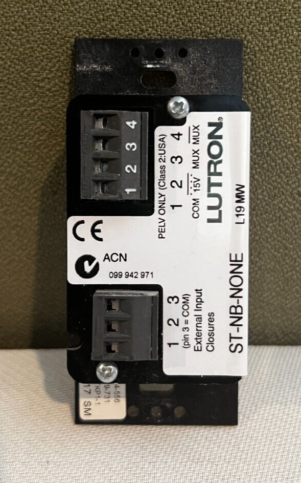 Lutron HomeWorks ST-NB-NONE Wired Keypad - 5 Button Config