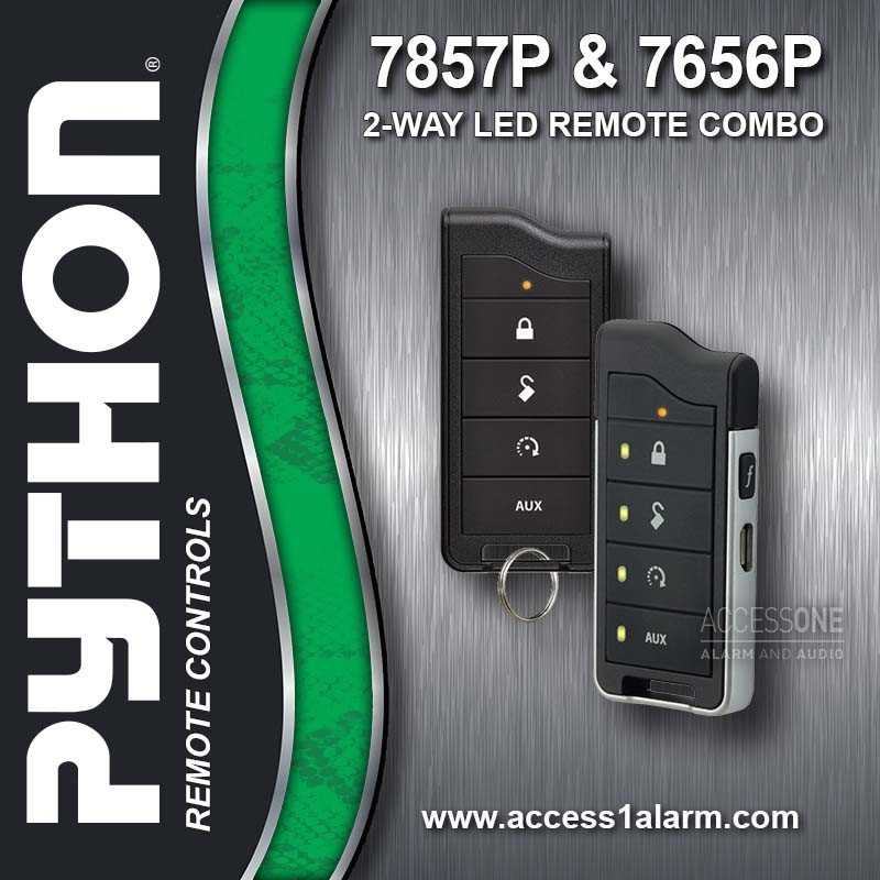 Python 7857P and 7656P Remote Package For D9856P - Remotes ONLY With USB Cable