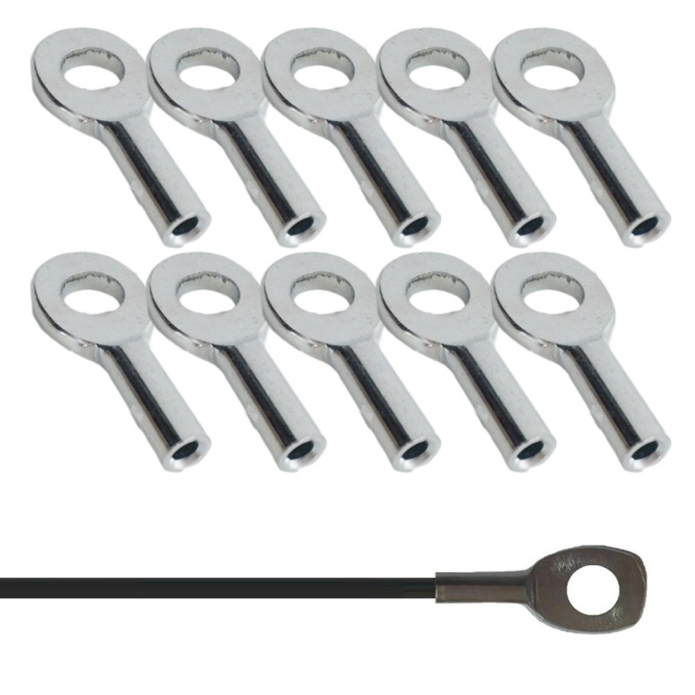 High Durability Gym Cable Eyelet Terminals 10 Pack for Fitness Equipment