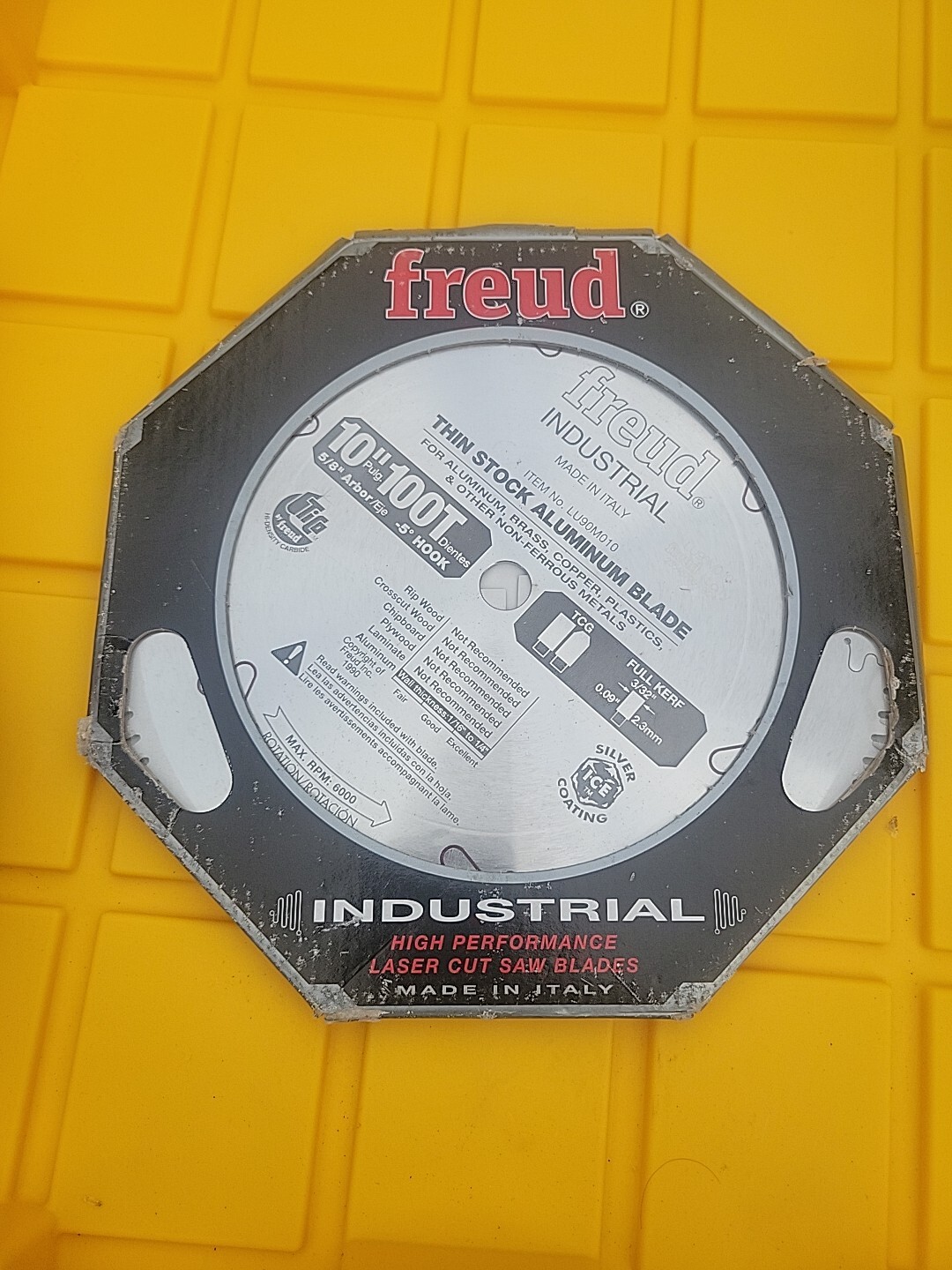Freud 10" x 100T Thin Stock Non-Ferrous Metal Blade (LU90M010)