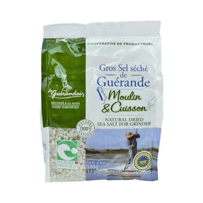 Celtic Sea Salt - Dried Crystals - Guérande France - 500 g - 17.63 oz - 1.1 lbs