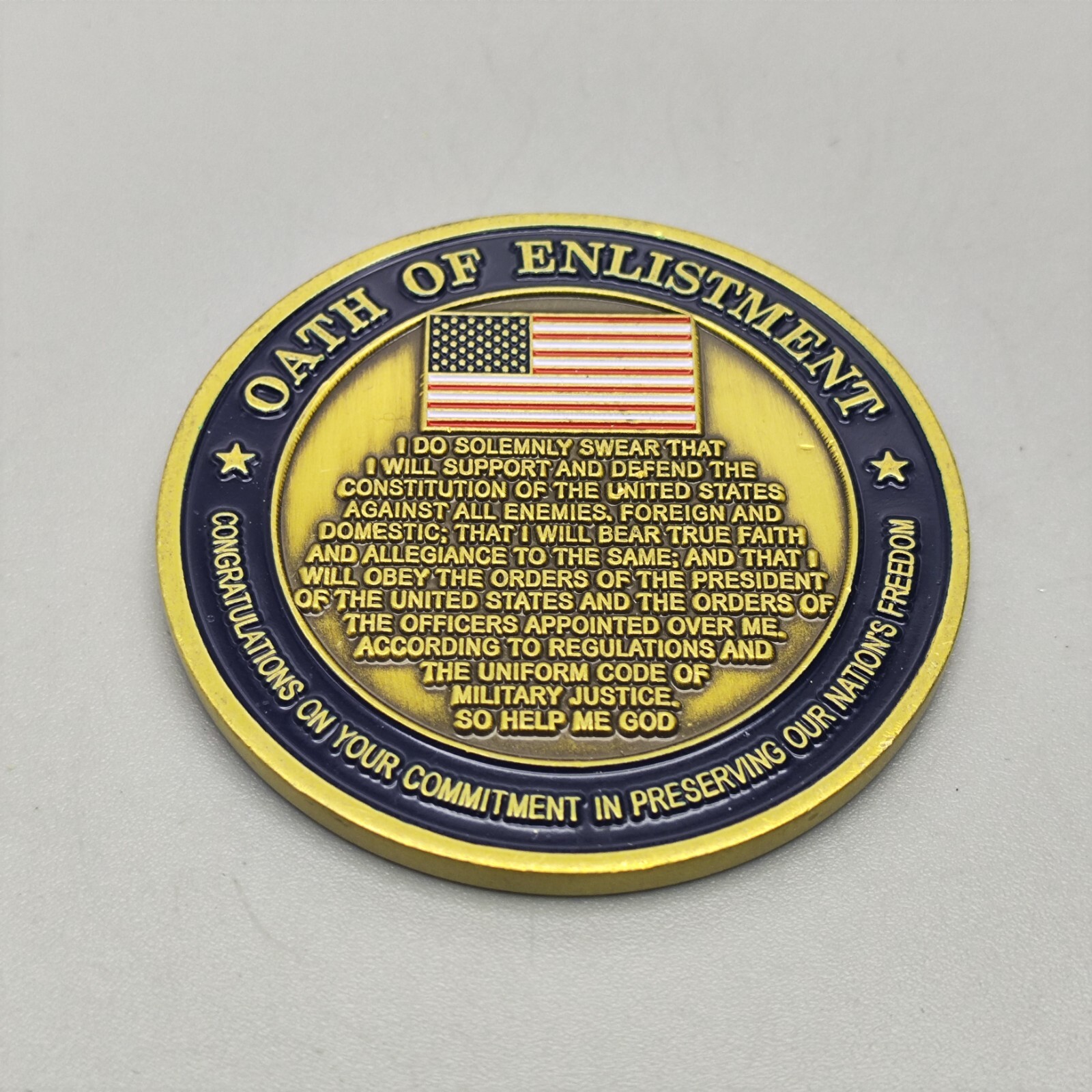US Naval Station Norfolk Challenge Coin