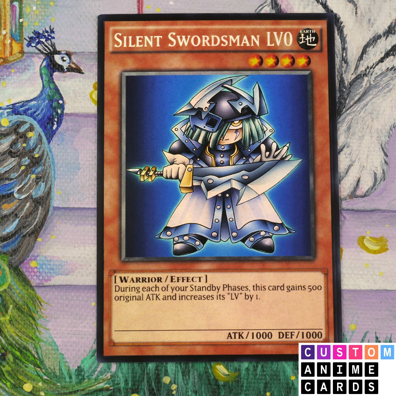 Silent Swordsman LV0 ANIME EFFECT HOLO card