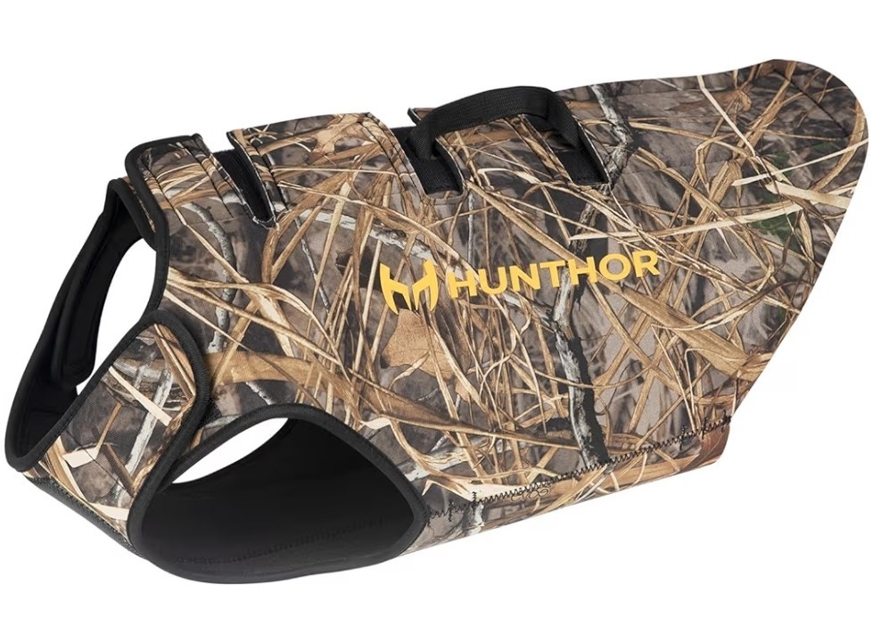 Dog Hunting Vest, 5mm Neoprene Camo Dog Vest for Waterfowl, Duck, Dove, and B...