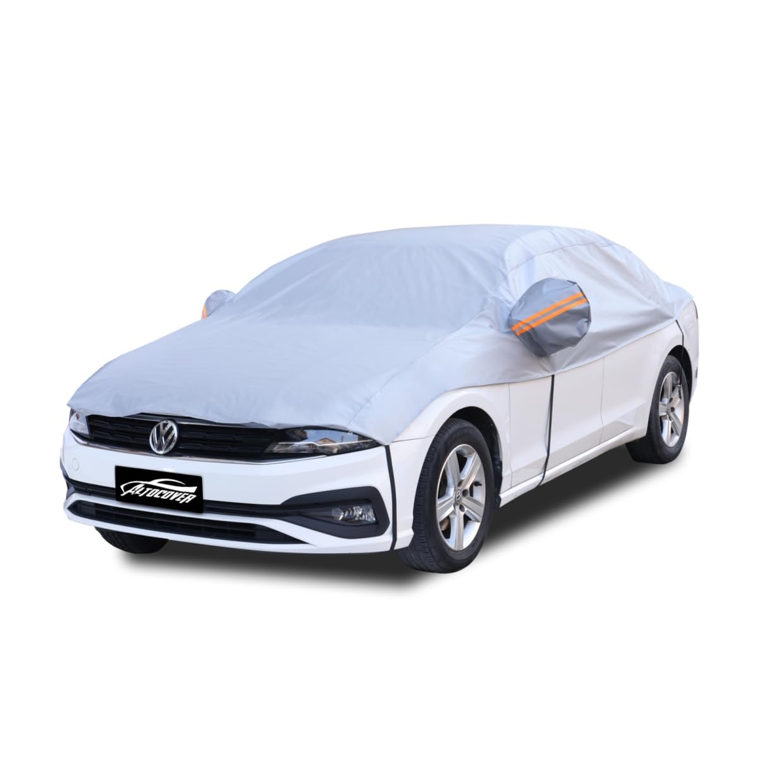 Half Car Cover Top, Windshield & Sunroof Cover for Ice and Snow with Cotton L...