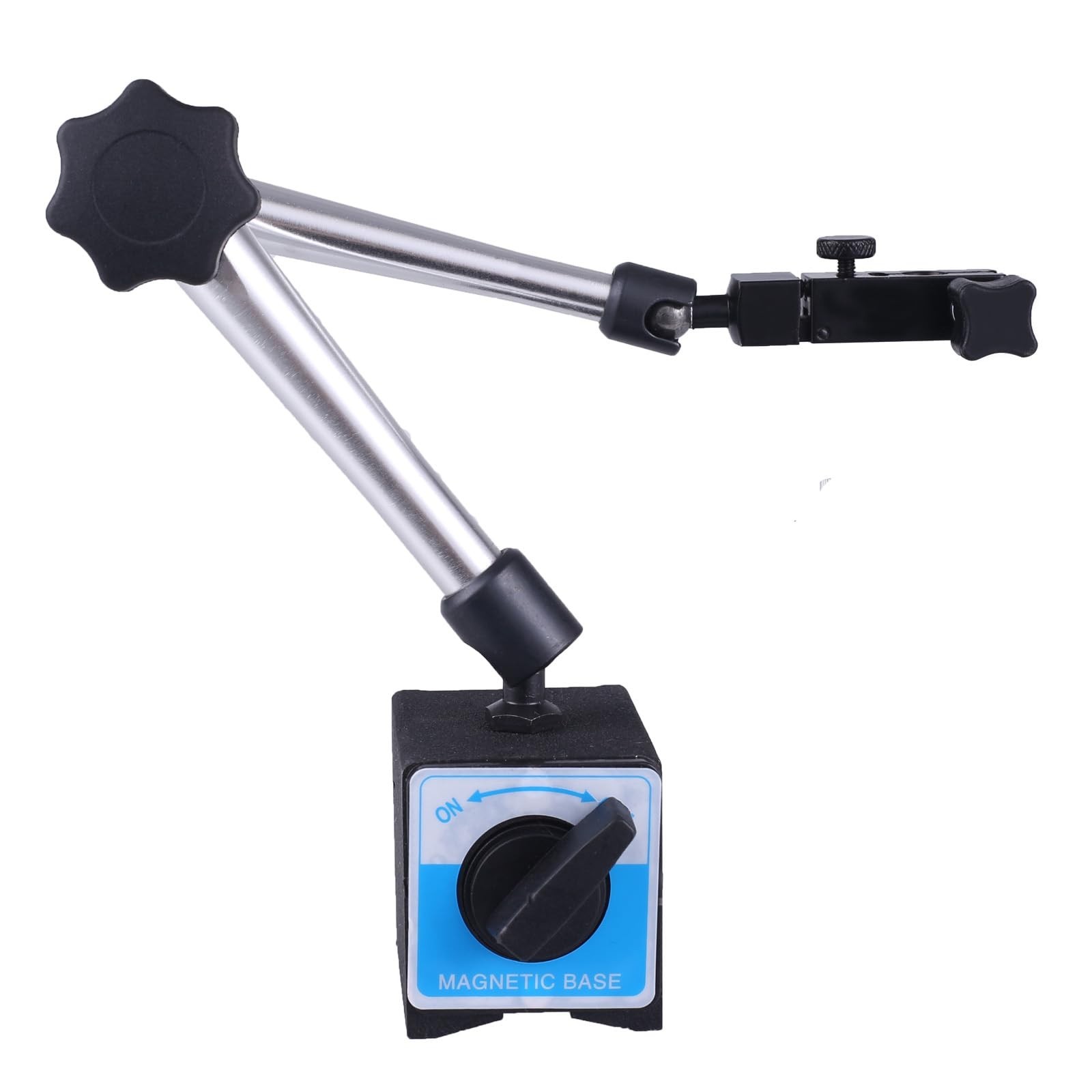 Industrial Magnetic Base Stand for Digital Dial Indicator, Quick Release, Three