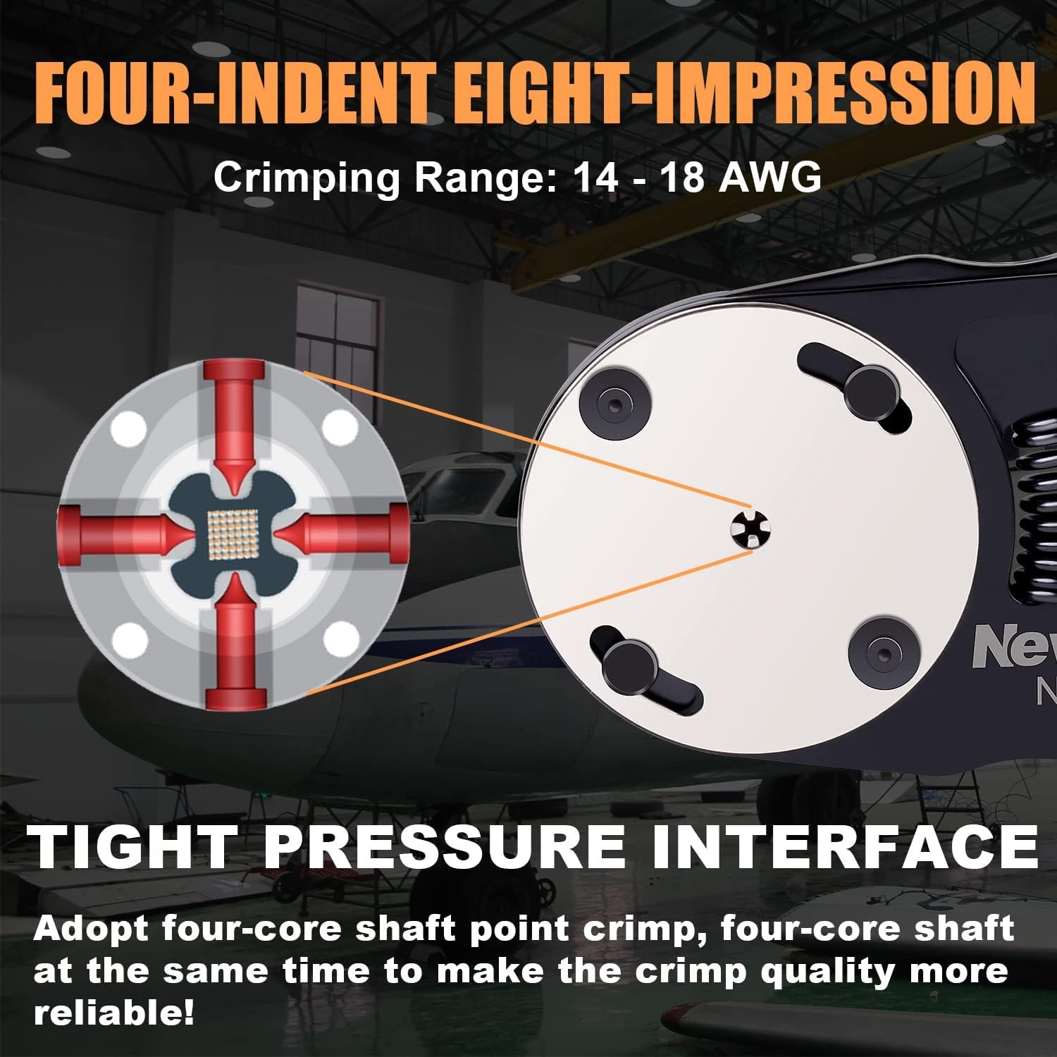 Deutsch Crimp Tool Size 16 Deutsch Connector Tool 4 Way Indent 8 Impression Type