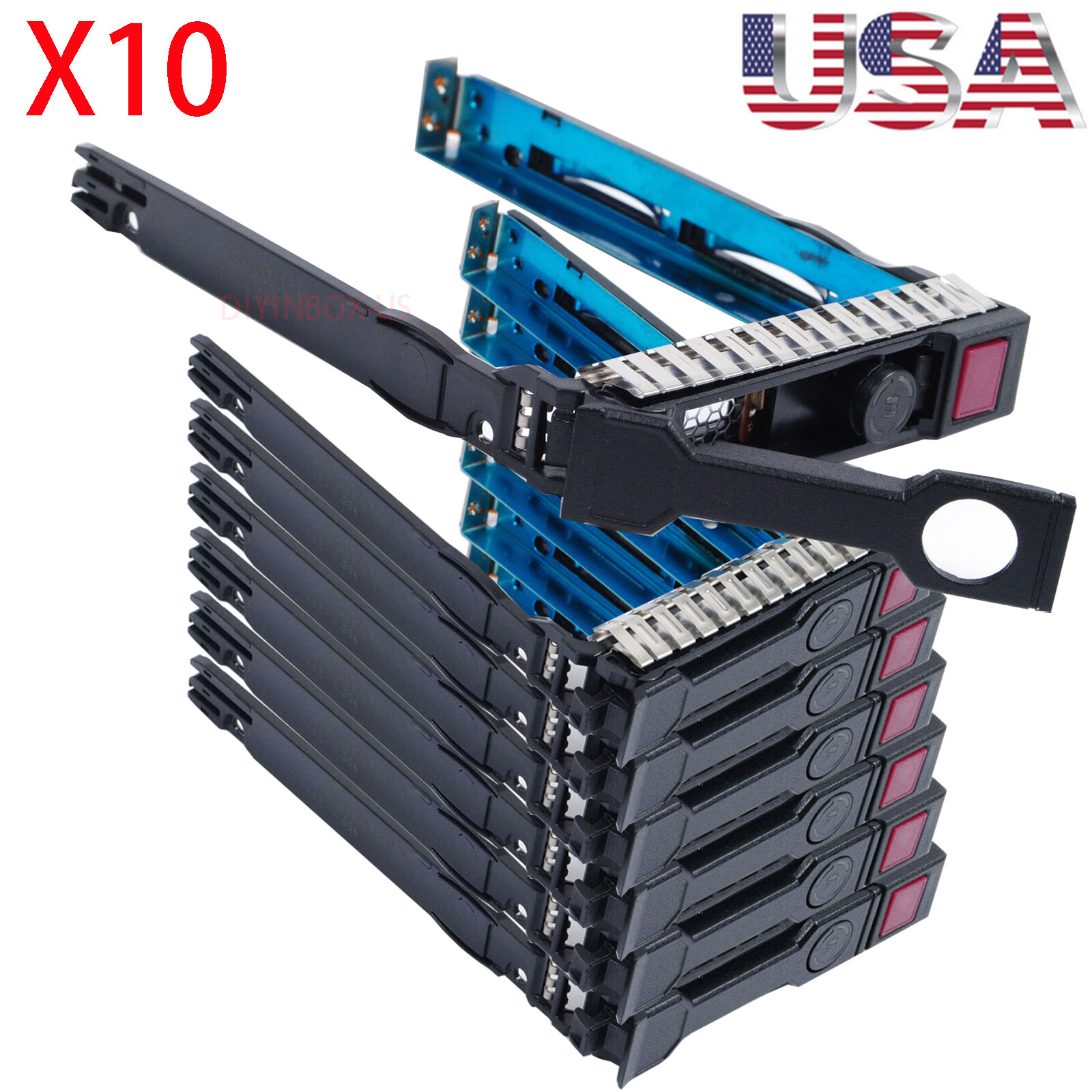 X10 REV 4.010 SAS 2.5" HDD Tray for HP DL380p DL360p G8 G9 651687-001 651699-001