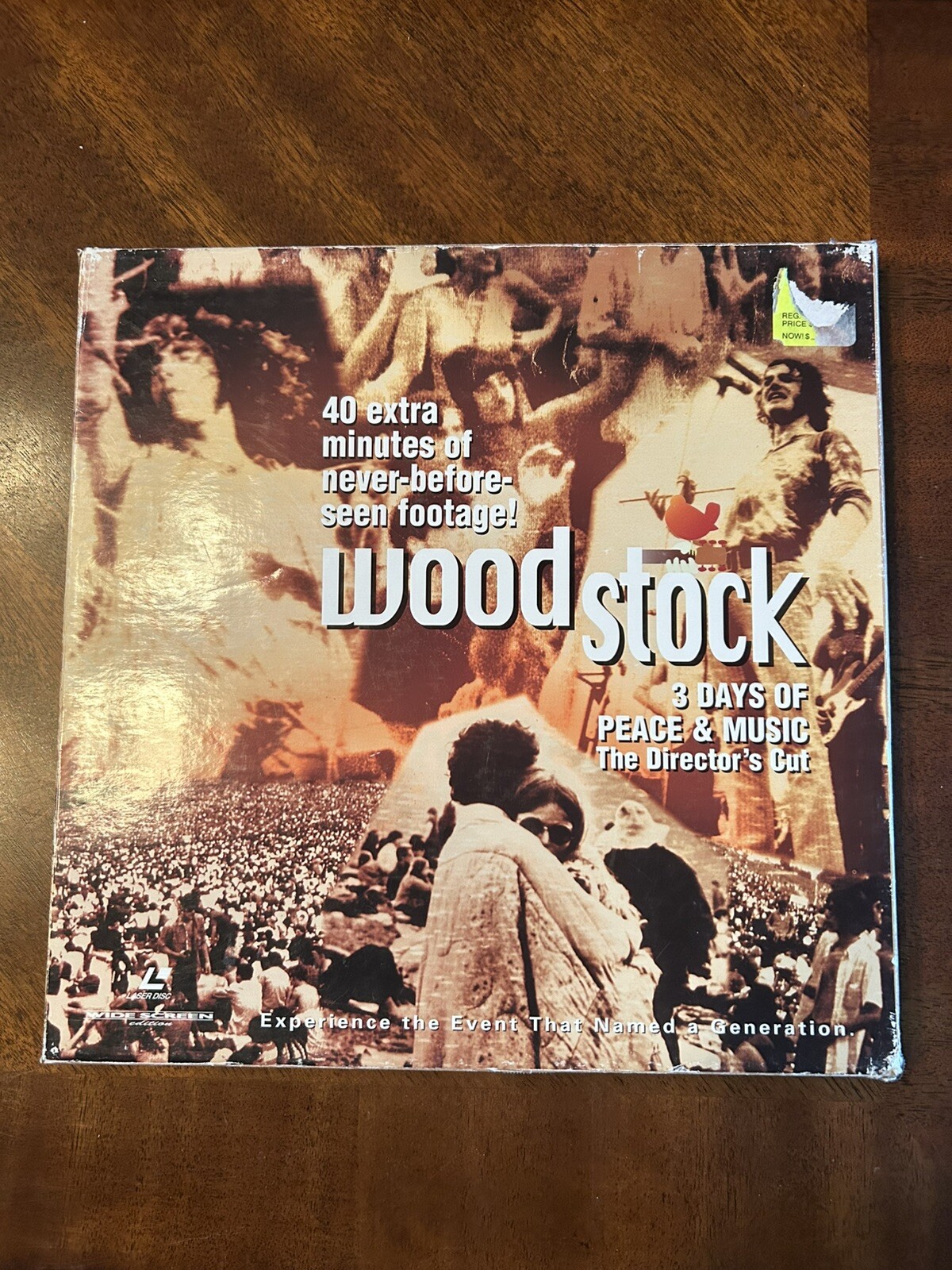 WOODSTOCK Laserdisc BOXED SET Director's Cut - 3 discs - WIDESCREEN FORMAT