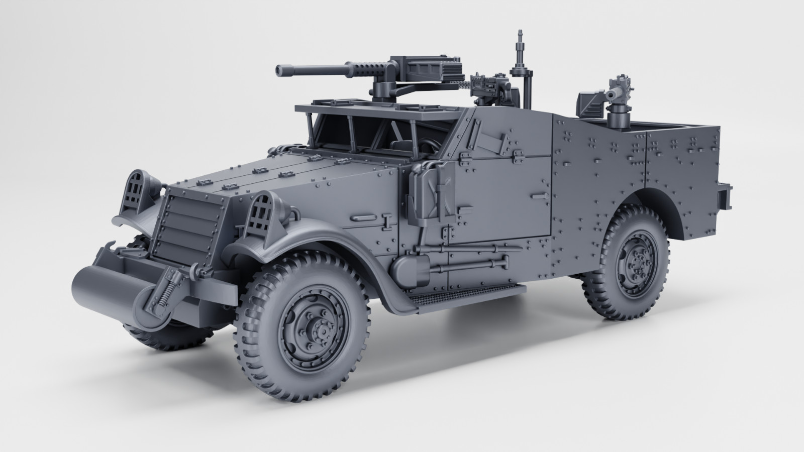 US_American_Tanks and Vehicles_Wargame3D_28MM 1/56_Unpainted_WWII