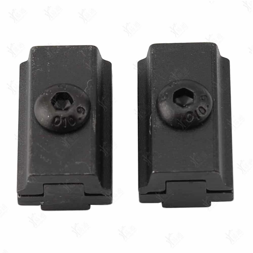 New Key Clamp 2pc Vertical Fixture Auxiliary Tooth Opening Locksmith Double-side