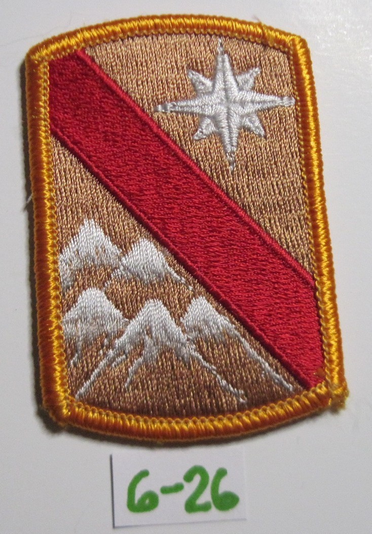 Army color shoulder Patch 43rd SUSTAINMENT BRIGADE  bde FREE SHIP
