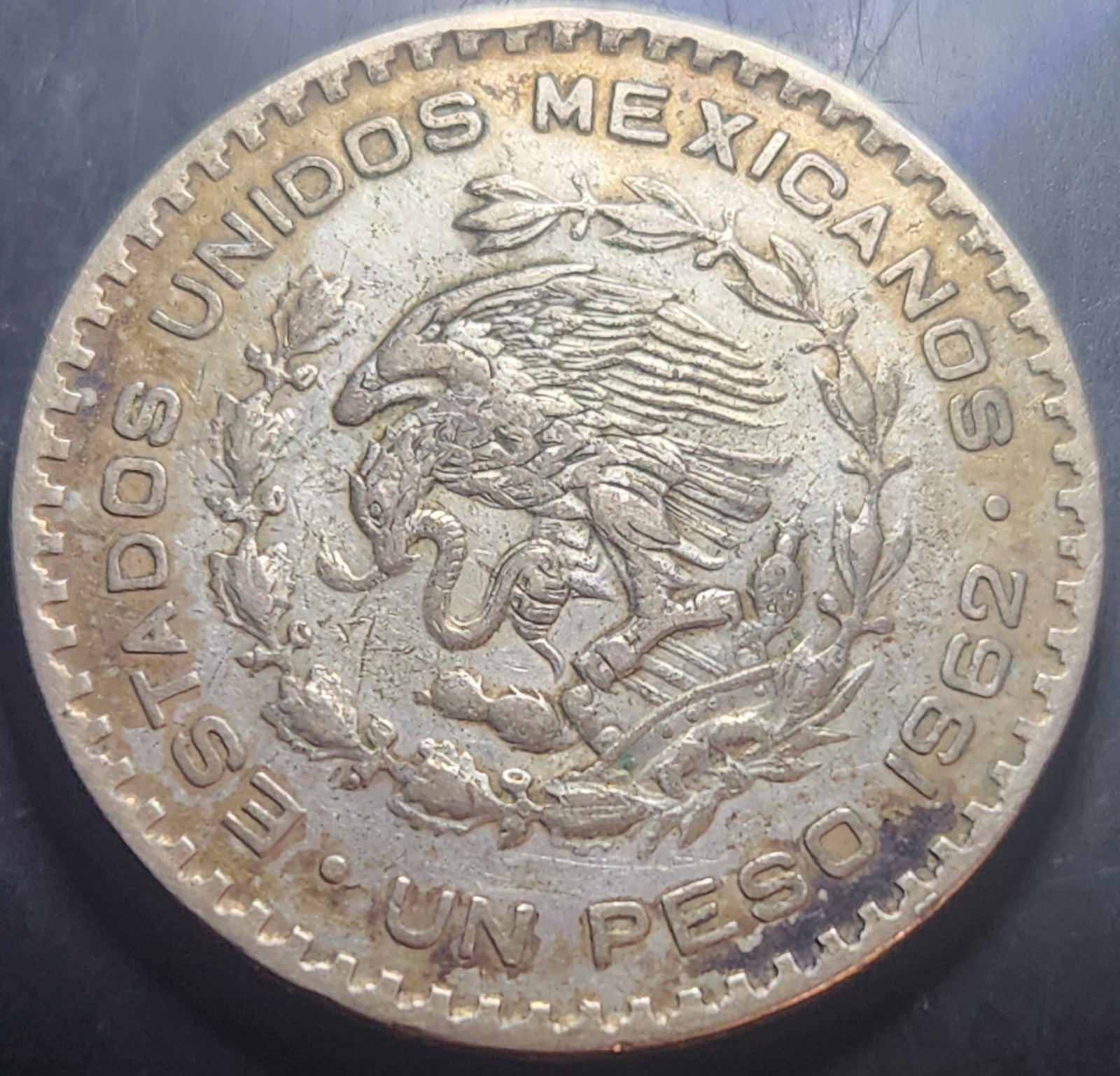 RARE 1962 SILVER PESO