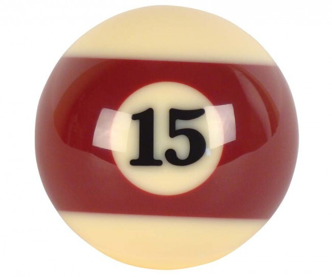Individual Super Aramith #15 Pro Replacement Pool Ball - RBSAP