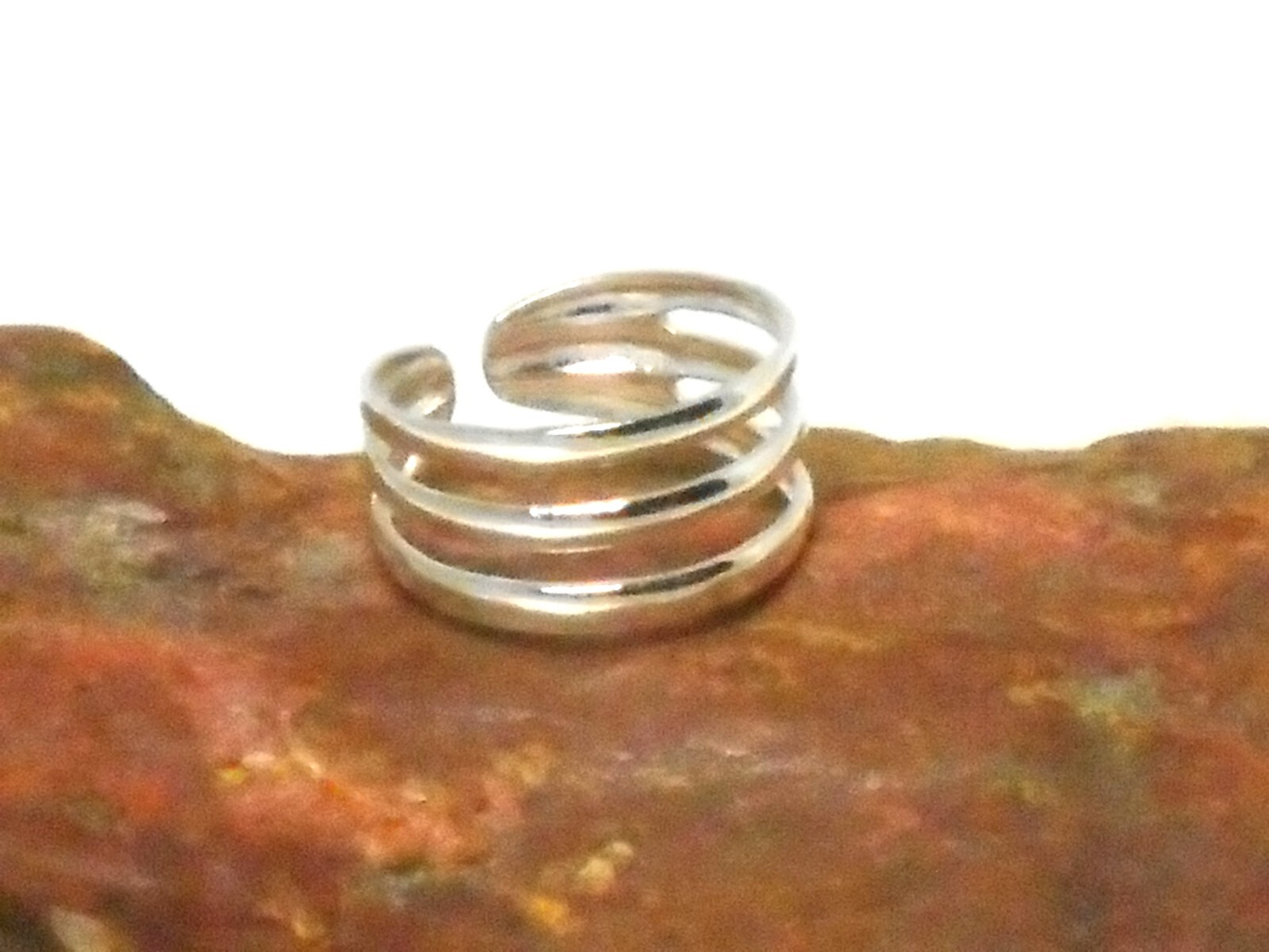 Adjustable TOE RING Sterling Silver 925 - Gift Boxed