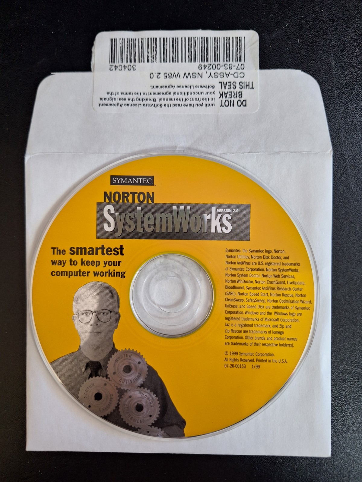 Symantec Norton SystemWorks Version 2.0 Standard Retail, Win95/Win98, Complete