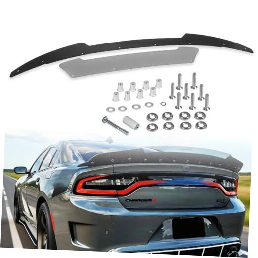 Venom V2 Rear Wickerbill Spoiler for Dodge Charger 2015-2024 SRT ScatPack