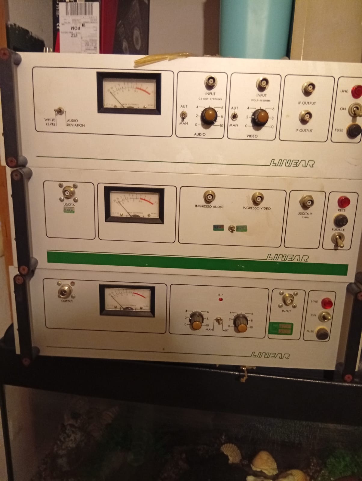 Professional LINEAR Analog TV Broadcast System – Complete Lot – Transmitter, RF