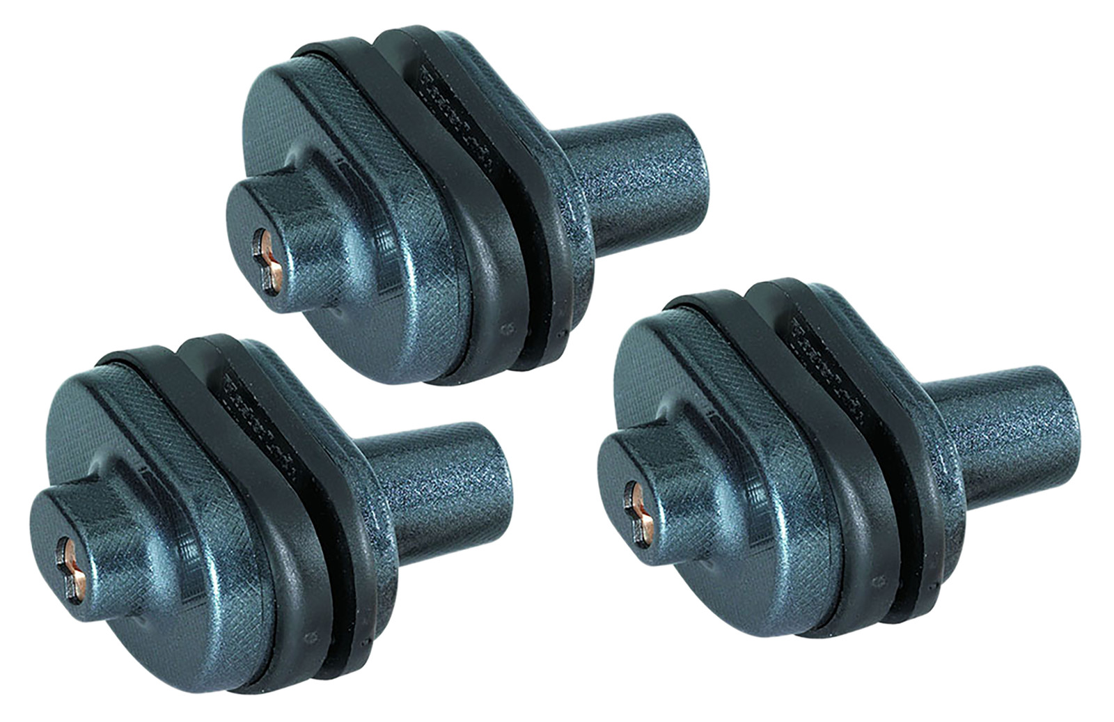 Master Lock 90TRISPT Trigger Lock Keyed Alike Open With Key Gray Steel/Zinc 3 Pe