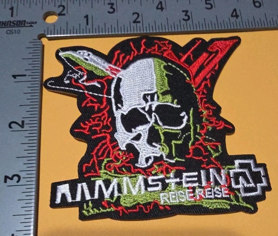 Rammstein Band Embroidered Iron/Sew On Patch