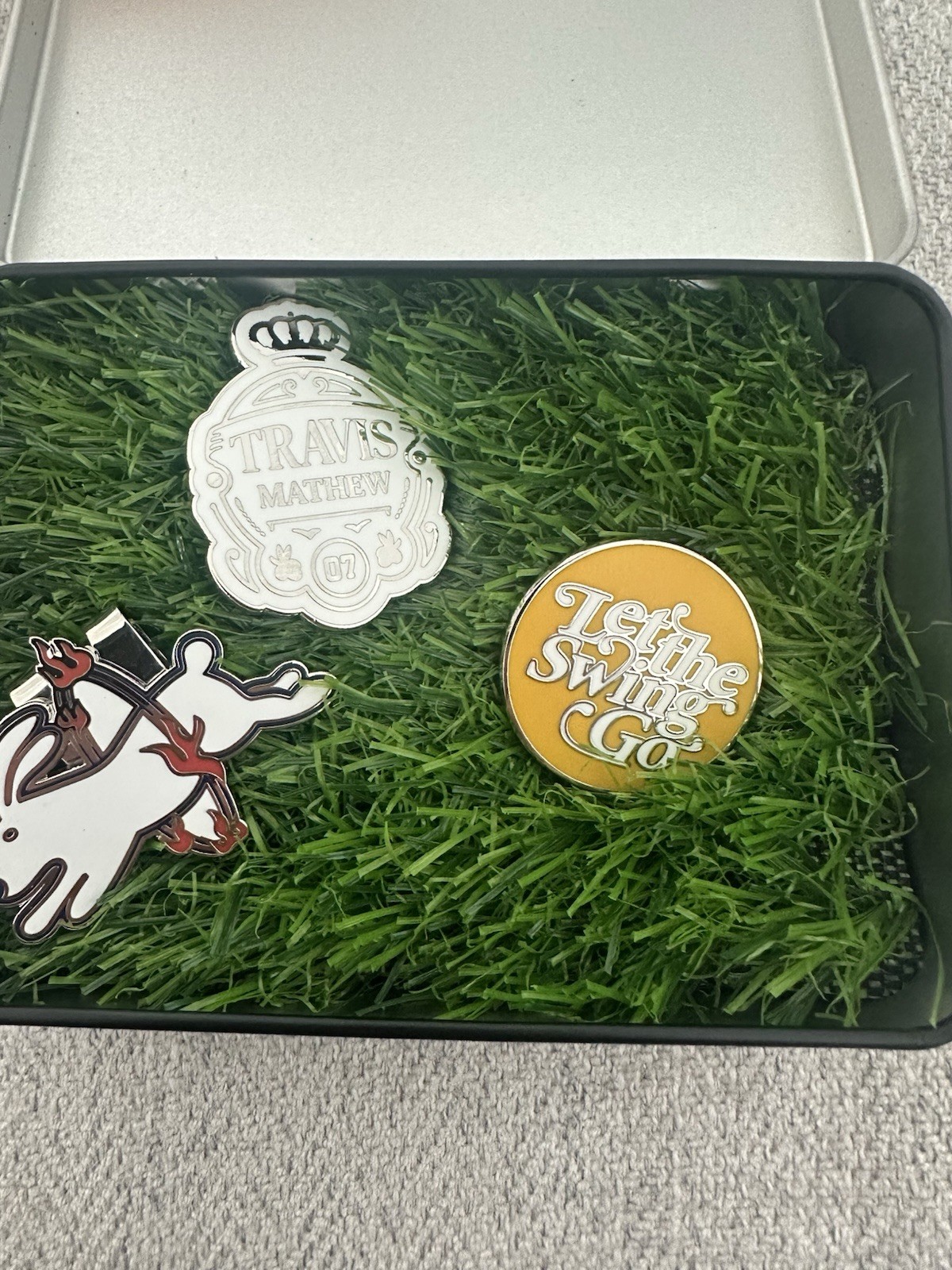 Travis Mathew Golf Ball Marker And Hat Clip