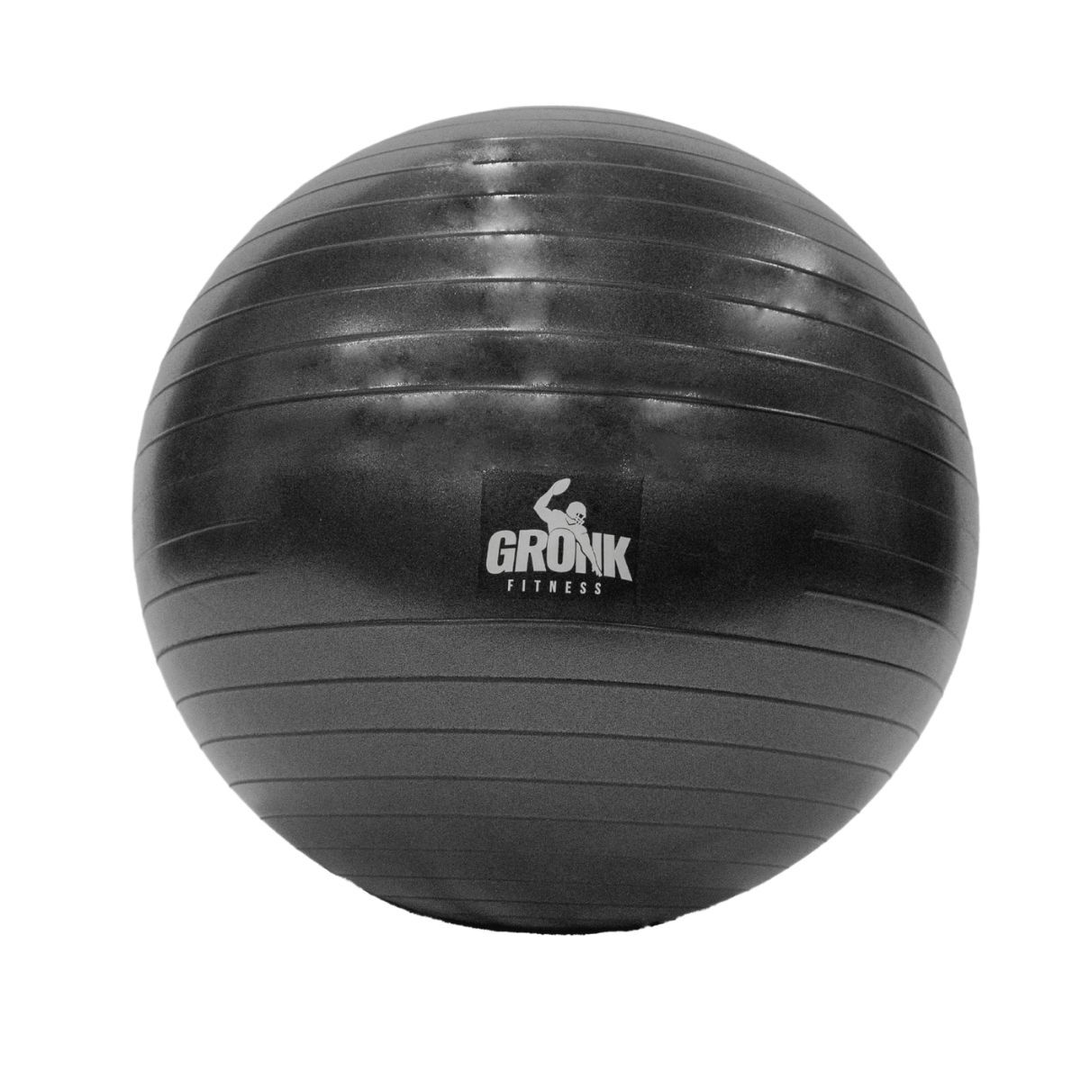 Gronk Fitness Stability Ball | Anti-Burst & Slip Resistant Yoga Ball | Black