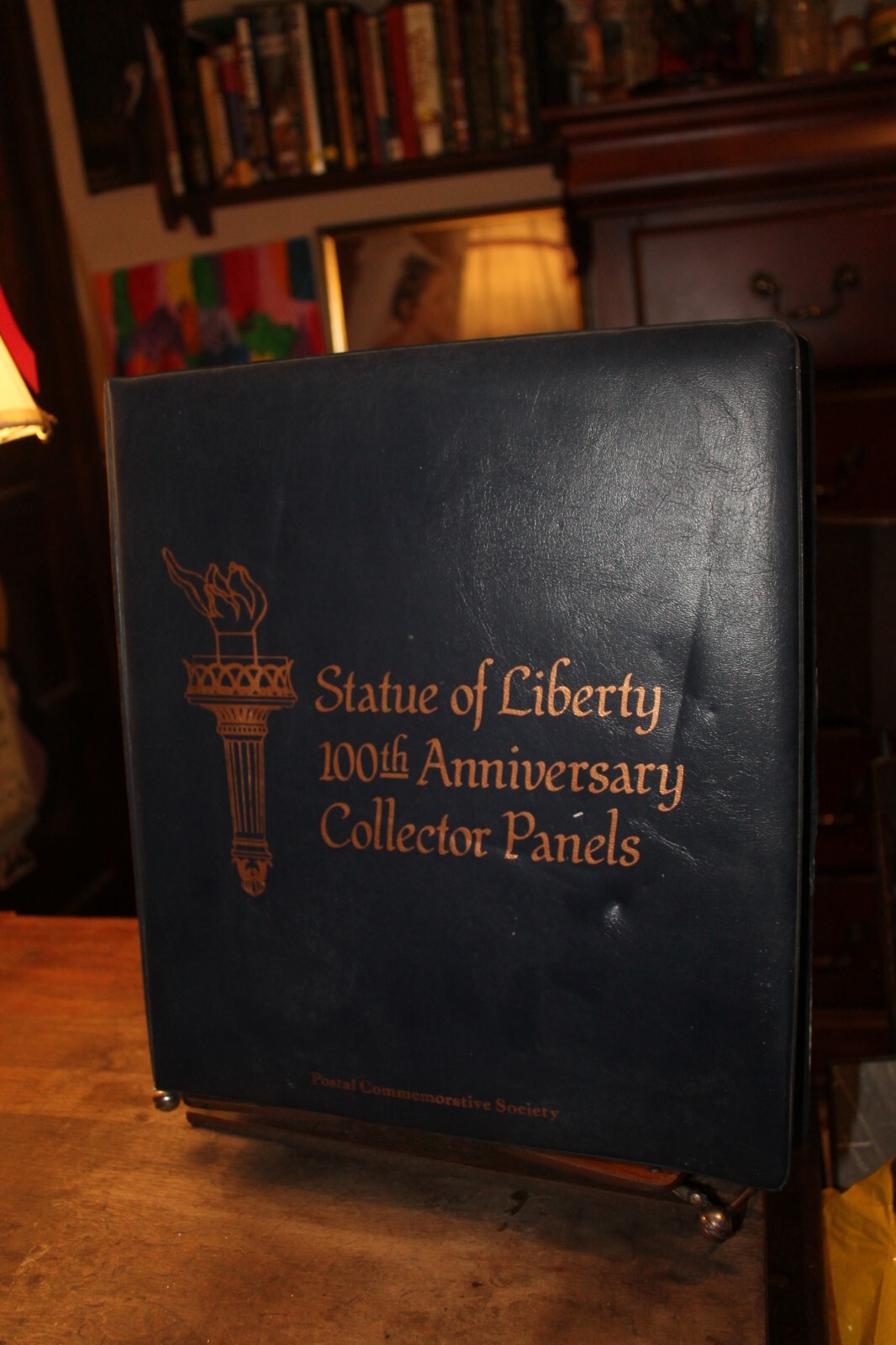 Statue of Liberty 100th Anniversary Lot of 56 Collector Panels Stamps in Binder