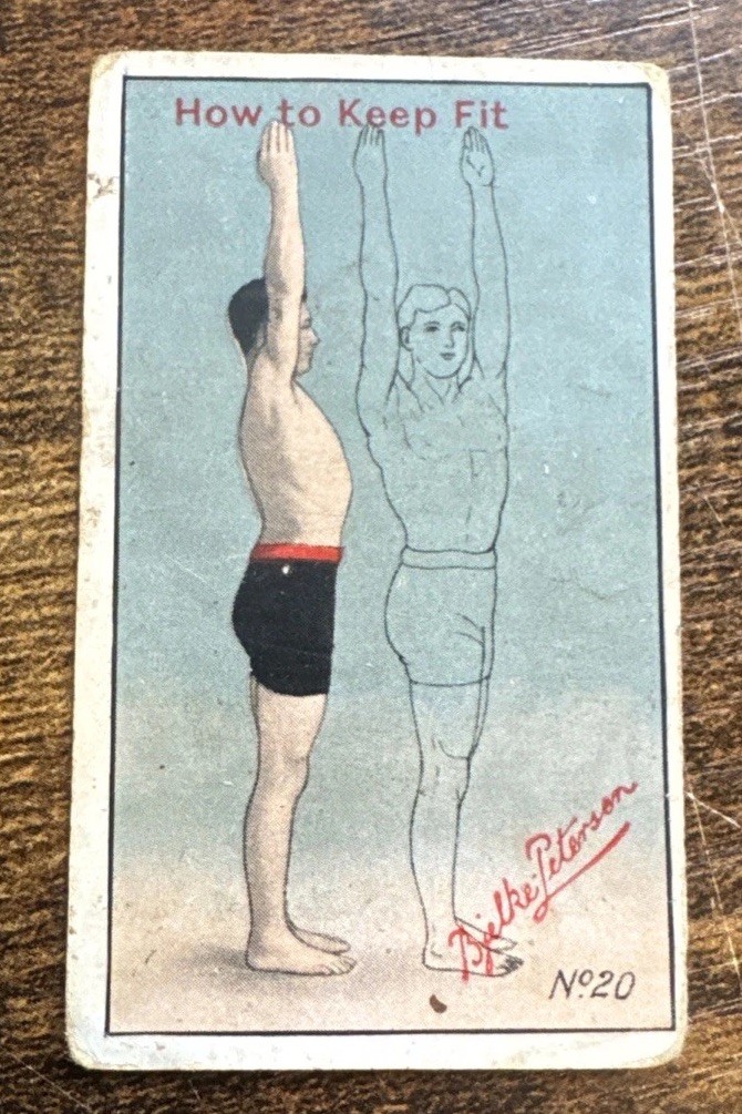 1910 Snider & Abrahams Milo Brand Bjelke Petersen How To Keep Fit Cigarette 20