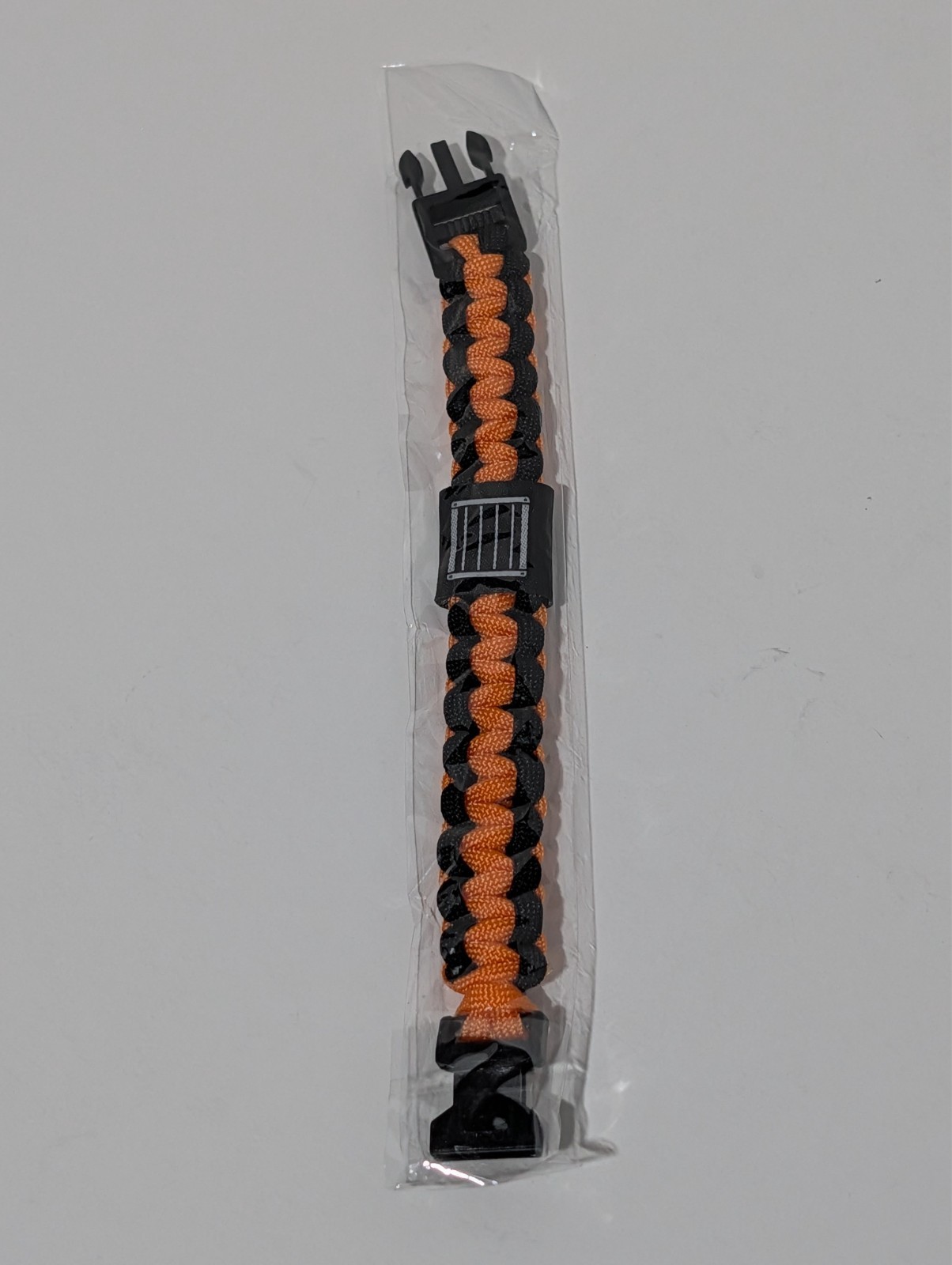 Loot Crate March 2015 Covert Spy Orange Black Survival Paracord Bracelet New