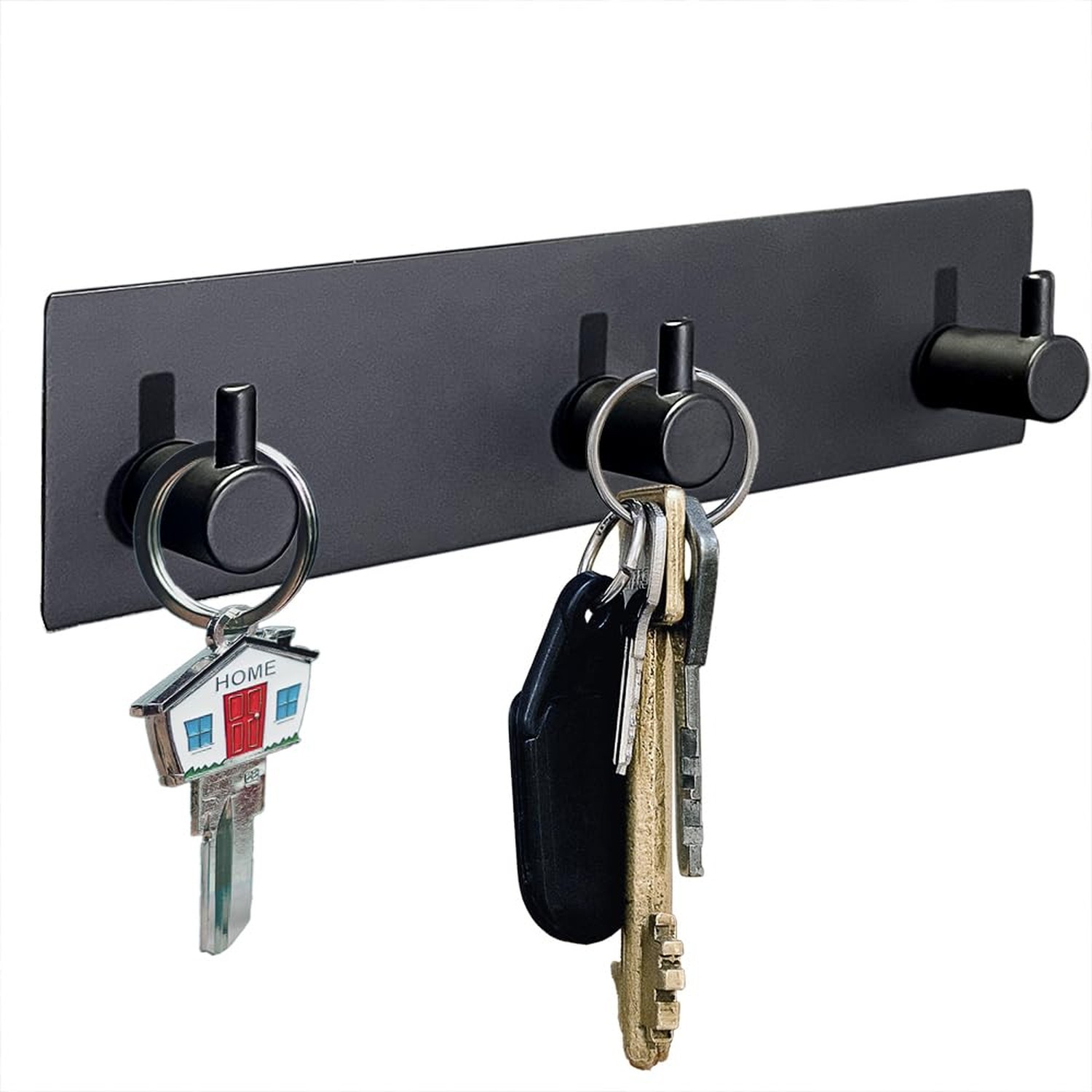 Qoaimu Key Holder for Wall, No Damage Key Holder Rack for Wall, Self Adhesive...