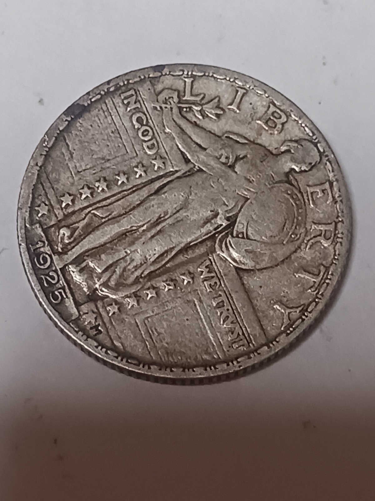 1925 STANDING LIBERTY QUARTER,
