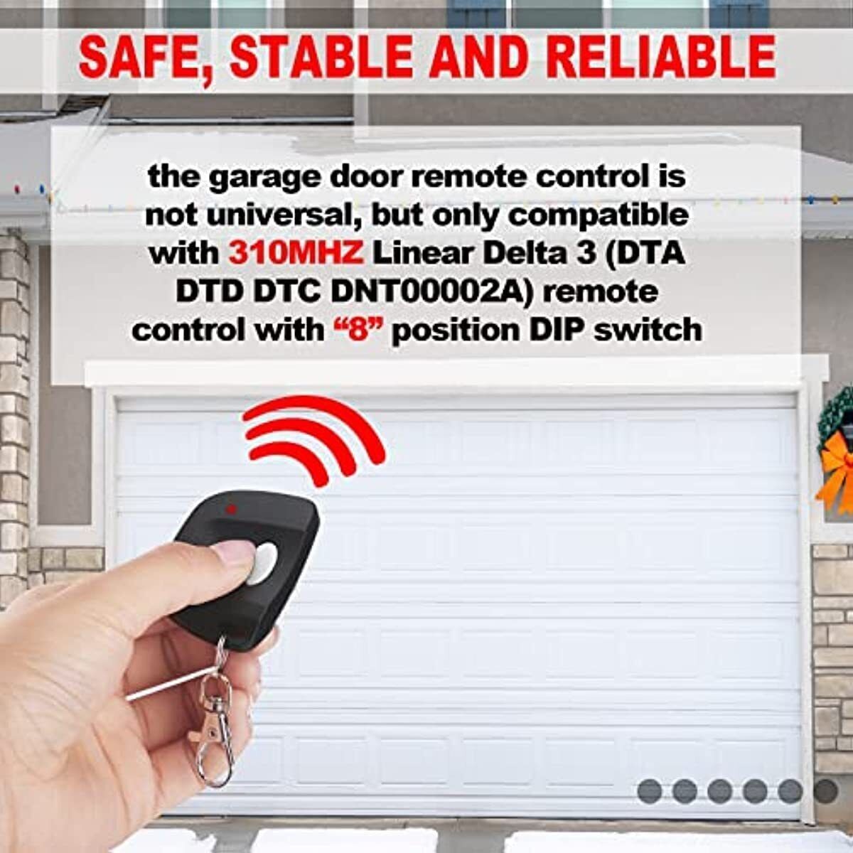 1/2PCS Remote Control 10 Position Dip Switches for 300mhz 3060, 3070 Multi-Code